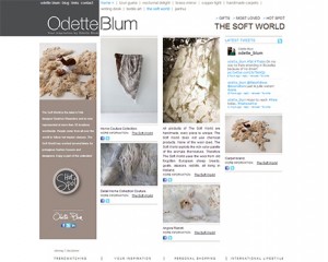 The Soft World featured at Odette Blum blog